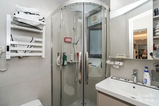 118㎡奶油風，自然優(yōu)雅的小清新橫廳設(shè)計，讓家呈現(xiàn)有趣的靈魂